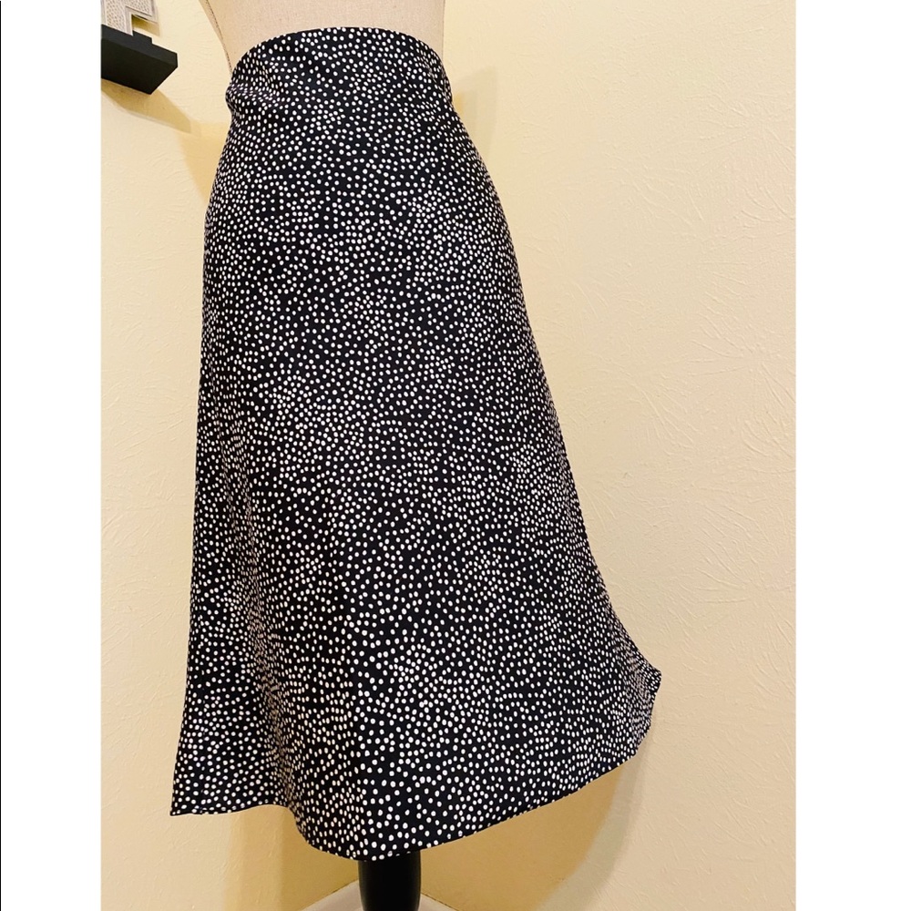 LOFT  Satin Midi Skirt